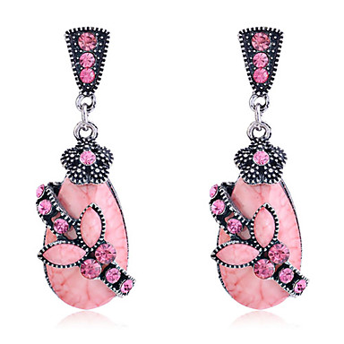 Lureme Винтаж Teardrop Форма Бабочка Серьги