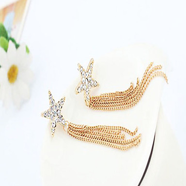 Античный Golden Star серьги Форма кисточкой