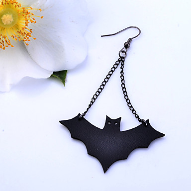 Симпатичные кожи сплава серьги Bat Pattern