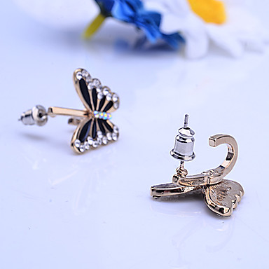 Vintage Butterfly Pattern сплава циркония серьги (разных цветов)