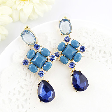 Сплав Blue Square воды падение серьги