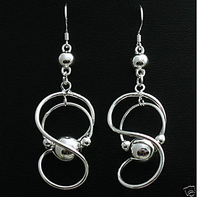 серебряная серьга ювелирных изделий Хооп Earrings62
