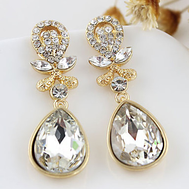 Сплав Rhinestone вода падения Серьги (разных цветов)