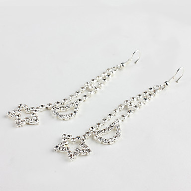Луна и звезды Rhinestone Полностью Ювелирные серьги