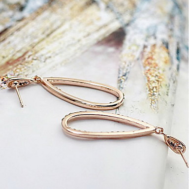 Сплав Циркон Waterdrop Pattern Серьги (разных цветов)