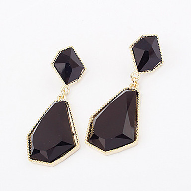 Корейский стиль Gem Серьги (разных цветов)
