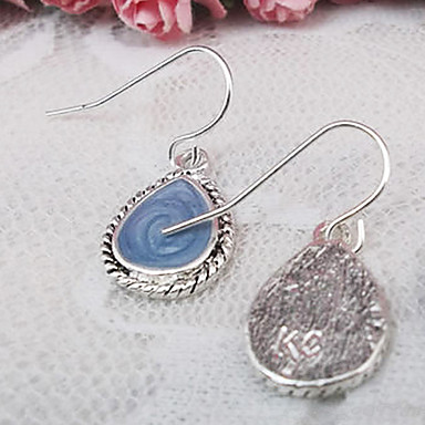 Европейский (Water Drop) Сплав серебра Серьги (серебро) (1 шт)