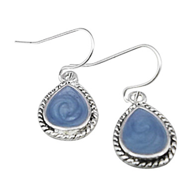Европейский (Water Drop) Сплав серебра Серьги (серебро) (1 шт)