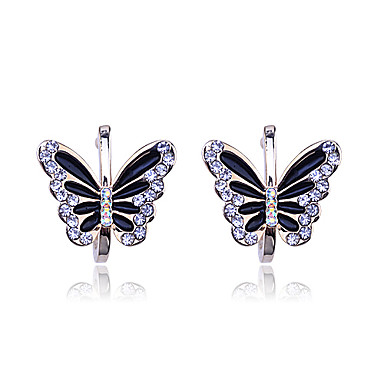 Vintage Butterfly Pattern сплава циркония серьги (разных цветов)