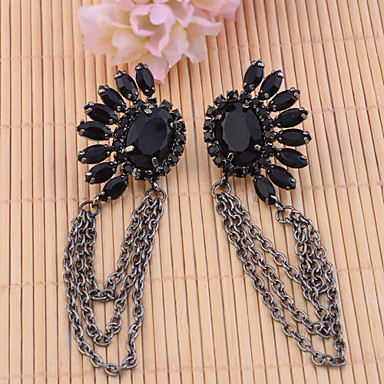 Lureme Vintage Серьги Gem кисточкой