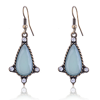 Lureme Vintage Teardrop серьги Rhinestone формы