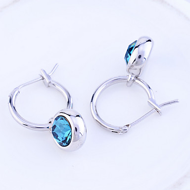 Lureme Круглый Admire Австрийские кристаллы Серьги