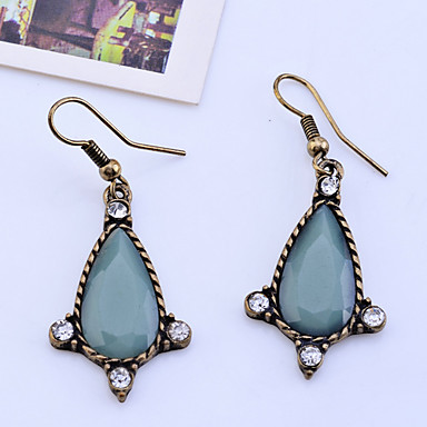 Lureme Vintage Teardrop серьги Rhinestone формы