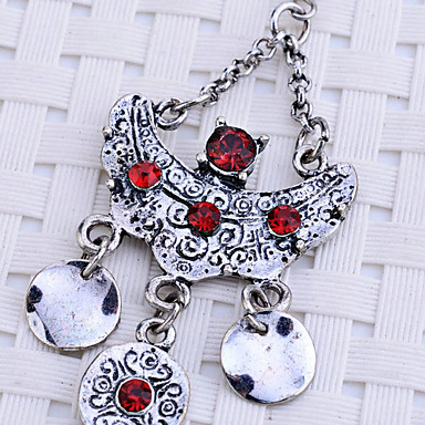 Кристаллы Lureme Vintage Металл падения Chanderlier Серьги