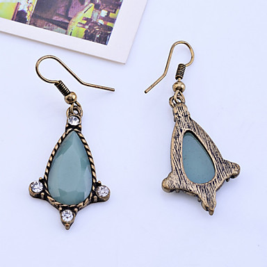 Lureme Vintage Teardrop серьги Rhinestone формы