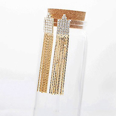 Sweet Стиль кисти падения Rhinestone Серьги