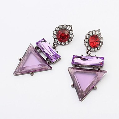 Европейской и американской моды Ретро Атмосфера Crystal серьги