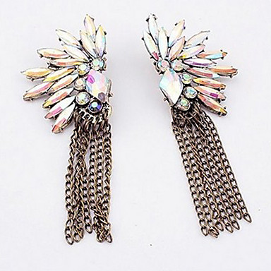 Vintage Tassels Крылья сплава серьги падения (1 пара)
