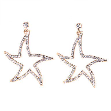 Полые серьги с бриллиантами Starfish пограничной