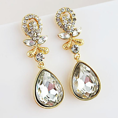 Сплав Rhinestone вода падения Серьги (разных цветов)