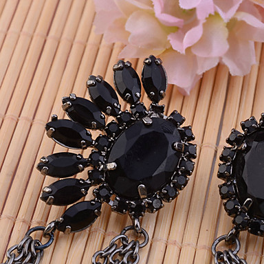 Lureme Vintage Серьги Gem кисточкой