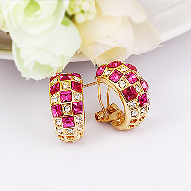 18K позолоченные серьги
