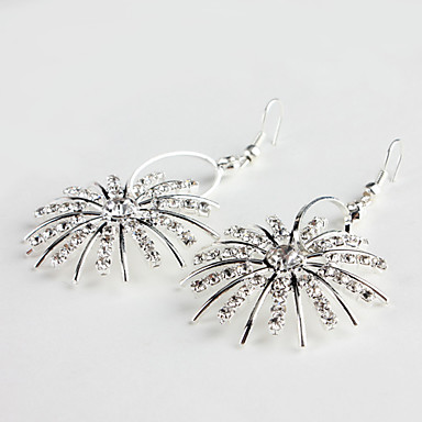 живая Rhinestone Цветочный Полностью Ювелирное Серьга