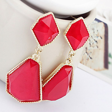 Корейский стиль Gem Серьги (разных цветов)