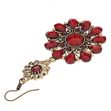 Урожай в форме цветка Серьга (этнические Vintage Jewelry)