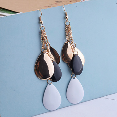 Позолоченный сплав Waterdrop Pattern Серьги (разных цветов)