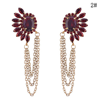 Lureme Vintage Серьги Gem кисточкой
