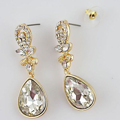 Сплав Rhinestone вода падения Серьги (разных цветов)