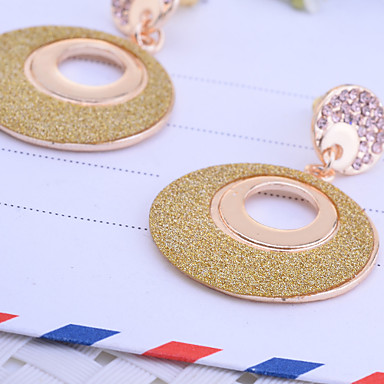 Позолоченные серьги осиявший Pattern
