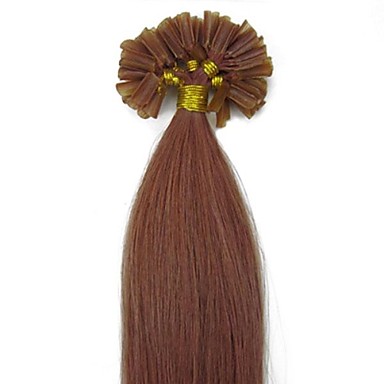 22-дюймовый 0,5 г / с U / ногтей Kertain Совет Remy человеческих волос Прямые несколько цветов Доступные