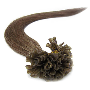 18INCH Реми Придерживайтесь / я дал чаевые Прямые Fusn Наращивание волос больше света Цвета 100s/pake 0,5 г / с