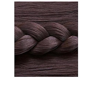 Высокая температура Пушистый Синтетические Слегка вьющиеся Hairpiece Наращивание волос 4 Цвета