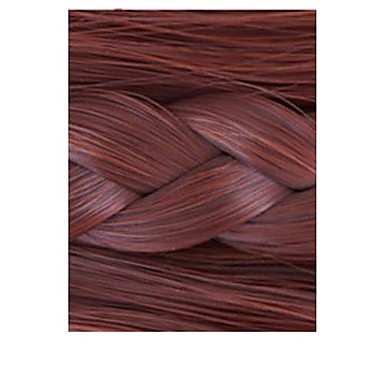 Высокая температура Пушистый Синтетические Слегка вьющиеся Hairpiece Наращивание волос 4 Цвета