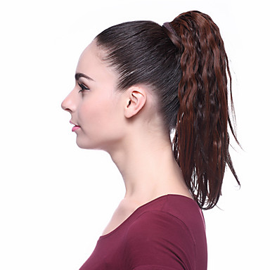 Chocolate Brown 24 \"Ролик в наращивание волос вьющимися Волнистые