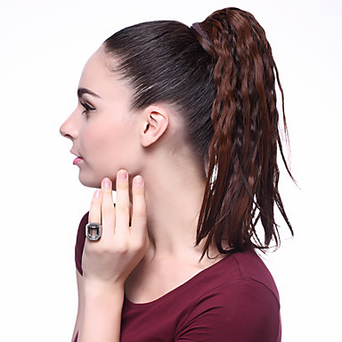 Chocolate Brown 24 \"Ролик в наращивание волос вьющимися Волнистые