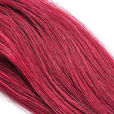 1 шт клип в синтетических Straight наращивание волос # BUG