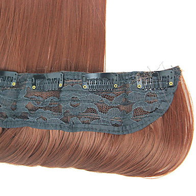 20 "Straight наращивание волос с Клипы Шатен