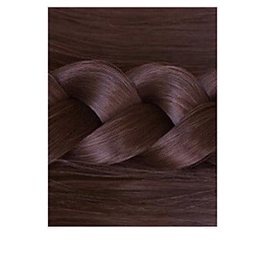 Высокая температура Пушистый Синтетические Слегка вьющиеся Hairpiece Наращивание волос 4 Цвета