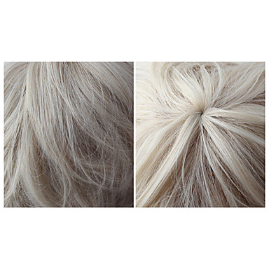 Монолитным высокого качества синтетического короткими светлыми волосами Детский