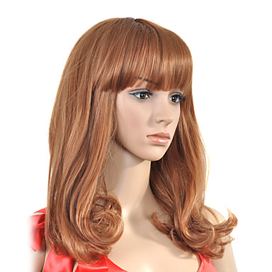 Монолитным высокого качества синтетического длинные волнистые Sandy Светлые волосы парики