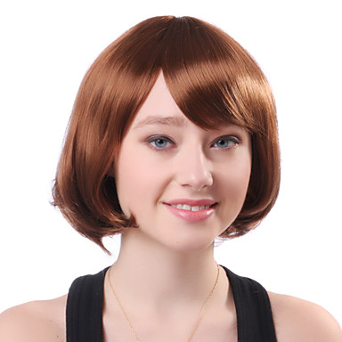 Монолитным короткие светлые волнистые высокого качества синтетического японского Kanekalon Парики