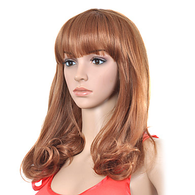 Монолитным высокого качества синтетического длинные волнистые Sandy Светлые волосы парики
