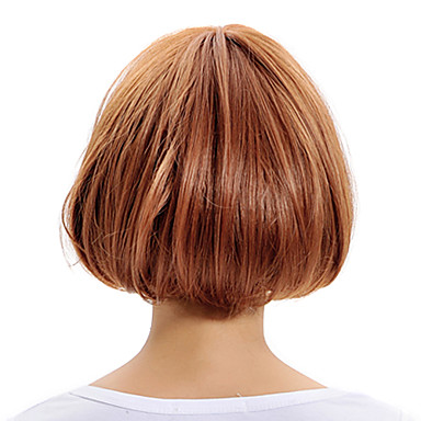 Монолитным Синтетический Короткий Средний Кудрявые стильных женщин парики