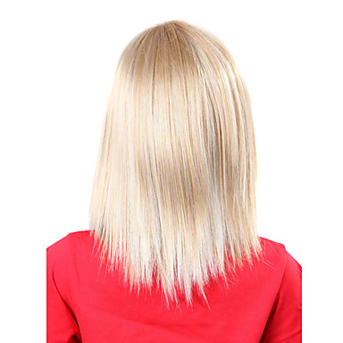 высшего сорта синтетических потом прямо блондинка детский парик
