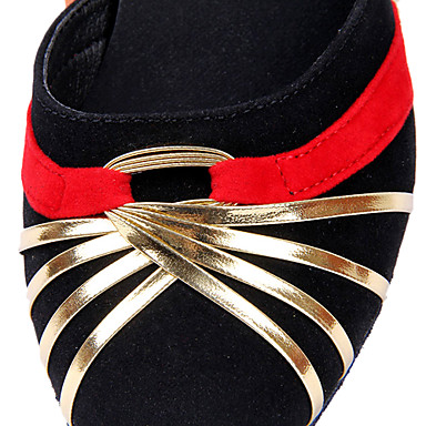 Индивидуальные женские из искусственной кожи и замши Современная танцевальная обувь (больше цветов)