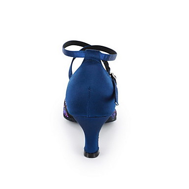 Индивидуальные Женские атласные танцы Обувь для современного / бальных Сандалии